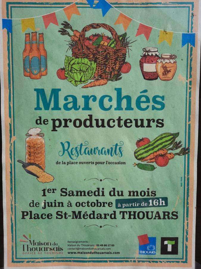 *Appartement Au Bout du Monde Thouars* Extérieur photo